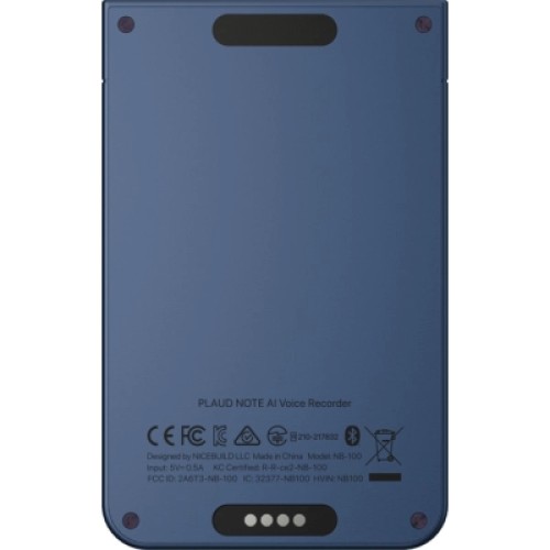 Цифровой диктофон PLAUD AI Note Navy Blue (NB-100-NB)