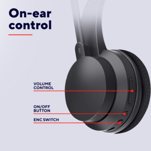 Наушники Trust Ayda Wireless ENC Black (25463)