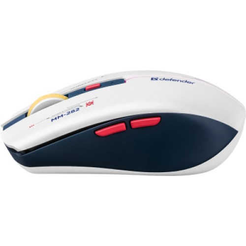 Мышка Defender Dila MM-282 Wireless White/Blue (52282)