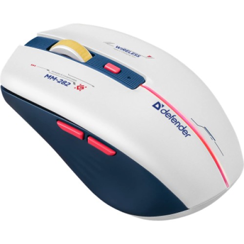 Мышка Defender Dila MM-282 Wireless White/Blue (52282)
