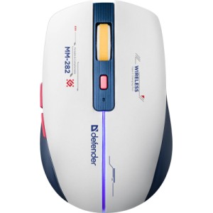 Мышка Defender Dila MM-282 Wireless White/Blue (52282)