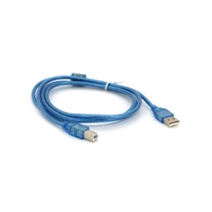 Кабель для принтера USB 2.0 AM/BM 1.5m ferrite blue Ritar (YT-AM/BM-1.5TTR)