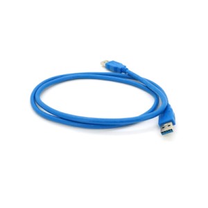 Дата кабель USB 3.0 AM/AM 1.5m blue Voltronic (YT-3.0AM+AM-1.5)