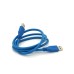 Дата кабель USB 3.0 AM/AM 1.0m Blue Voltronic (YT-3.0AM+AM-1.0)