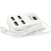 Концентратор Voltronic USB 2.0 to 4xUSB with power switch white (YT-HWS4-W)
