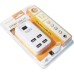 Концентратор Voltronic USB 2.0 to 4xUSB with power switch white (YT-HWS4-W)