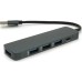 Концентратор Voltronic USB 3.0 to 4xUSB 0.2m aluminum (YT-3H4/2TB)
