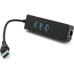 Концентратор Voltronic USB 3.0 to 3xUSB + Ethernet black (YT-3H3+1)