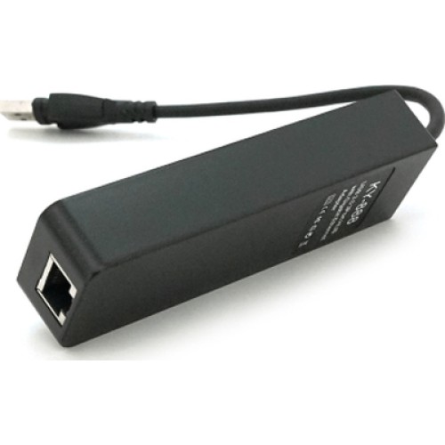 Концентратор Voltronic USB 3.0 to 3xUSB + Ethernet black (YT-3H3+1)
