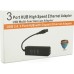 Концентратор Voltronic USB 3.0 to 3xUSB + Ethernet black (YT-3H3+1)