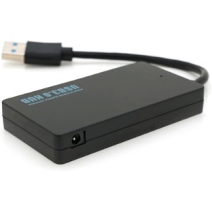 Концентратор Voltronic USB 3.0 to 4xUSB 0.14m flat black (YT-3HF4/2TB)