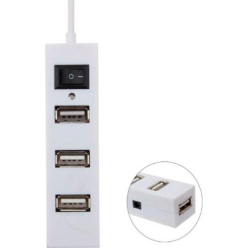 Концентратор Voltronic USB 3.0 to 4xUSB white (YT-HUB4-W)