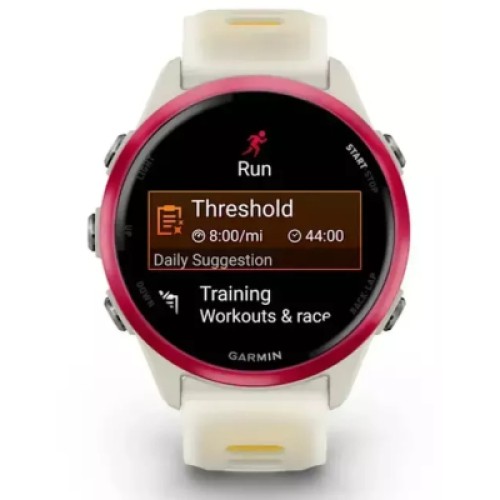 Смарт-часы Garmin Forerunner 570 - 42MM, Bone/Raspberry/Mango, GPS смарт-годин (010-02970-02)