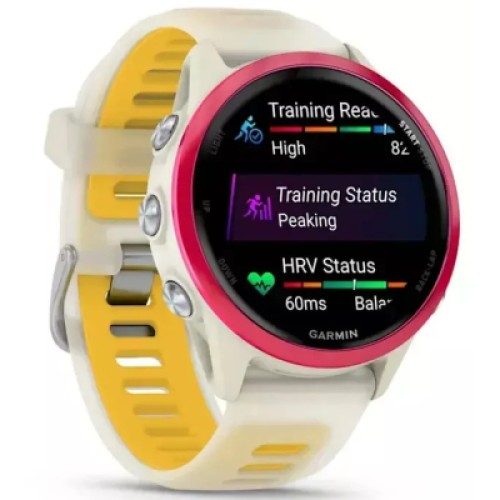 Смарт-часы Garmin Forerunner 570 - 42MM, Bone/Raspberry/Mango, GPS смарт-годин (010-02970-02)