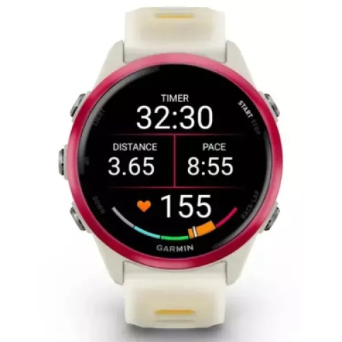 Смарт-часы Garmin Forerunner 570 - 42MM, Bone/Raspberry/Mango, GPS смарт-годин (010-02970-02)