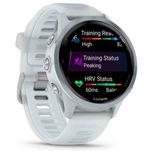 Смарт-часы Garmin Forerunner 570 - 42MM, Whitestone/Cloud Blue, GPS смарт-годи (010-02970-01)