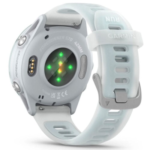 Смарт-часы Garmin Forerunner 570 - 42MM, Whitestone/Cloud Blue, GPS смарт-годи (010-02970-01)
