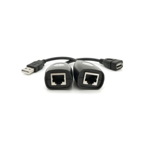 Адаптер Voltronic USB extender 50 m RJ-45 to USB AF (YT-EC USB-RJ-45/M+RJ-45)