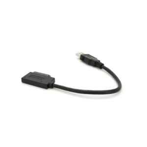 Перехідник USB 3.0 AM to Slimline SATA 13 pin 0.12m for ODD black Voltronic (YT-C3.0-SATA/0.12)