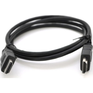 Кабель мультимедийный HDMI M to HDMI M 1.2m V1.4 black Merlion (YT-HDMI(M)/(M)-1.2mW-H181)