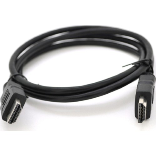Кабель мультимедийный HDMI M to HDMI M 1.2m V1.4 black Merlion (YT-HDMI(M)/(M)-1.2mW-H181)