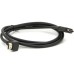 Кабель мультимедийный HDMI M to HDMI M 1.5m V1.4 90° corner black Merlion (YT-HDMI(M)/(M)HS-1.5m-90°)