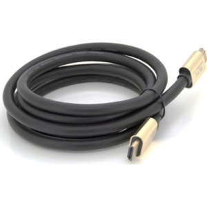 Кабель мультимедийный HDMI M to HDMI M 1.8m V2.1 8K black Merlion (YT-HDMI(M)/(M)8KV2.1-1.8m)