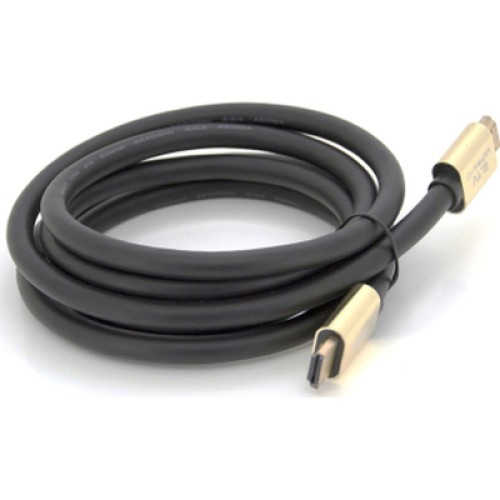 Кабель мультимедийный HDMI M to HDMI M 1.8m V2.1 8K black Merlion (YT-HDMI(M)/(M)8KV2.1-1.8m)