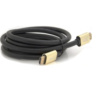 Кабель мультимедийный HDMI M to HDMI M 1.8m V2.1 8K black Merlion (YT-HDMI(M)/(M)8KV2.1-1.8m)