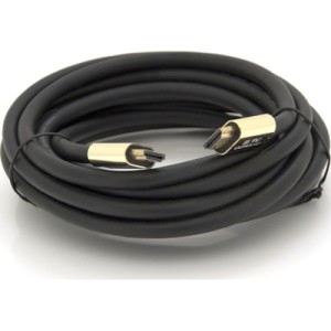 Кабель мультимедийный HDMI M to HDMI M 5.0m V2.1 8K black Merlion (YT-HDMI(M)/(M)8KV2.1-5.0m)