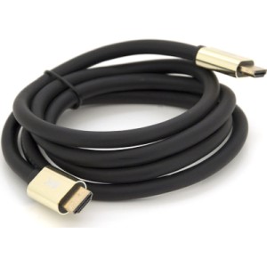 Кабель мультимедийный HDMI M to HDMI M 5.0m V2.1 8K black Merlion (YT-HDMI(M)/(M)8KV2.1-5.0m)