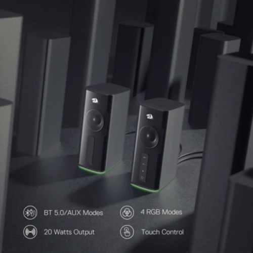 Акустическая система Redragon Connie GS814 RGB Bluetooth Black (71987)