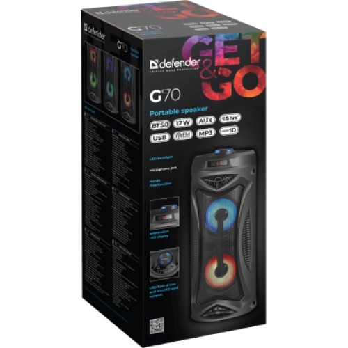 Акустическая система Defender G70 Black (65171)