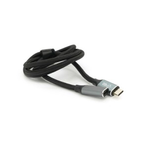 Дата кабель USB-C M/F 1.0m USB 3.2 Gen2 100W 10Gbps 4K60Hz black Voltronic (YT-TC-TC-EXB-1m)