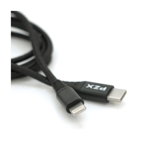 Дата кабель USB-C to Lightning 1.2m 2.1A black PZX (YT-PZX/V-109-M+L/B)