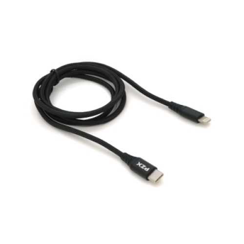 Дата кабель USB-C to Lightning 1.2m 2.1A black PZX (YT-PZX/V-109-M+L/B)