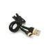 Дата кабель USB 2.0 AM to Lightning 1.0m 3.0A black gold PZX (V-165)