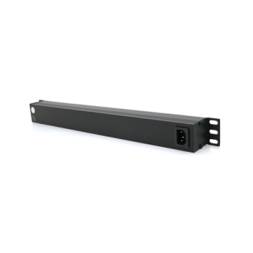 Силовой блок 19" 9 розеток С13, без кабеля, выключатель, металл. корпус Voltronic (PPX9PDUGR)