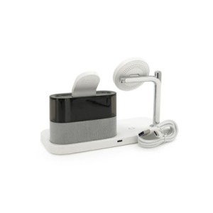 Зарядний пристрій Voltronic 5-in-1 Wireless Charging Station Smartphone + Watch + Earbuds black (BZ/C-09)