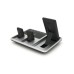 Зарядное устройство Voltronic 4-in-1 Wireless Charging Station Smartphone + Watch + Earbuds black silver (BZ/R-11)