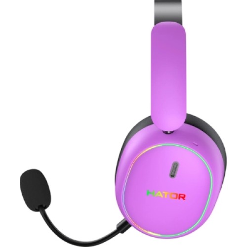 Наушники Hator Phoenix 2 Wireless Hi-Res SyncHUB Cyber Violet (ESH42)