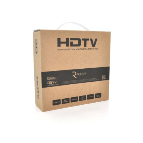 Кабель мультимедийный HDMI M to HDMI M 15.0m V1.4 1080P black Ritar (HDMI(M)/(M)V1.4-15m-94B)