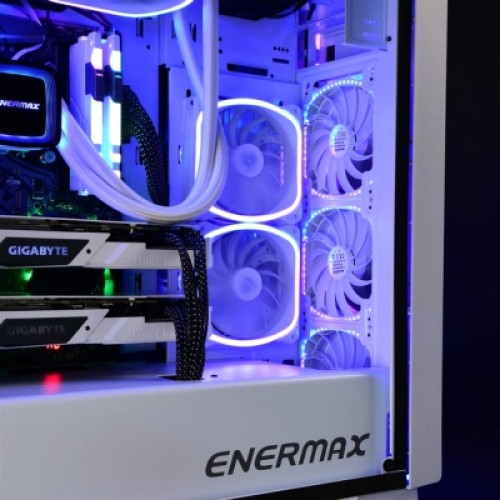 Кулер для корпуса Enermax SquA RGB White (UCSQARGB12P-W-SG)