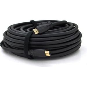 Кабель мультимедийный HDMI M to HDMI M 20.0m V2.0 4K black Ritar (HDMI(M)/(M)V2.0-20m-347B)