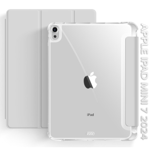 Чехол для планшета BeCover Soft Edge with Apple Pencil Holder iPad Mini 7 2024 Gray (712468)