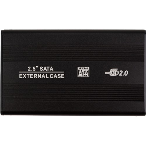 Карман внешний PowerPlant HDD 2.5" USB2.0, 6.5 см (HC380039)