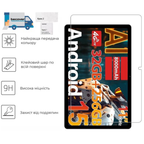 Стекло защитное BeCover Doogee Tab G6 / G6 Plus 11.0" (713715)