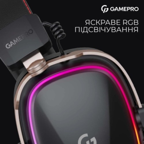Наушники GamePro Asgard Valkyria RGB Tri-Mod (HSW249B)
