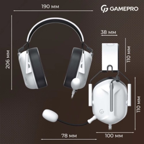 Наушники GamePro Genesis Hunter White (HS1350W)