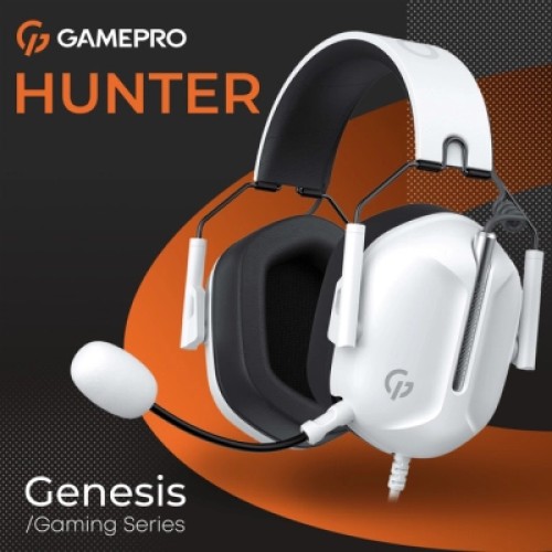 Наушники GamePro Genesis Hunter White (HS1350W)